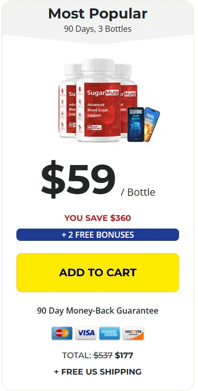 SugarMute three bottles order